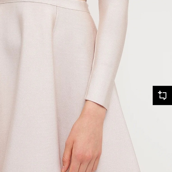 Marciano Guess Bandage Dress / Dusty Pink / jewelled Neckline & Cutouts at waist - Picture 7 of 13